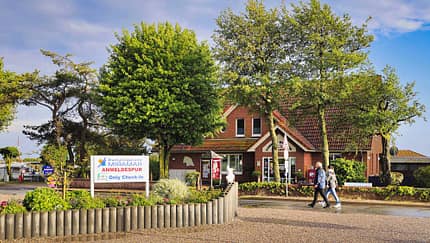 Miramar, Campingplatz, Eingang