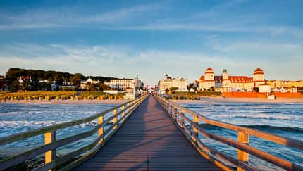 Steg, Rügen, Ostsee, Camping, Strand
