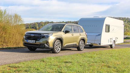 Außen, Subaru Forster, Zugfahrzeug, Wohnwagen, Allrad