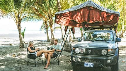 Strandcamping, Camper Days, Costa Rica, Mietcamper, International, Dachzelt