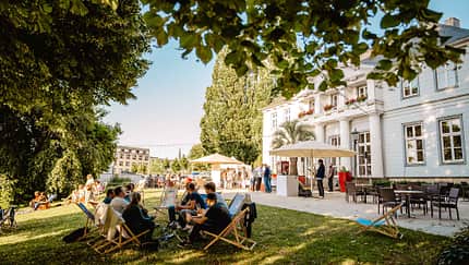 Landesgartenschau, Bad Nenndorf, Niedersachsen, Kurpark, Schlösschen im Park i_Landesgartenschau_Bad_Nenndorf2