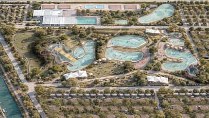 hu Eraclea Mare, Campingplatz, Zeichnungen, Venetien