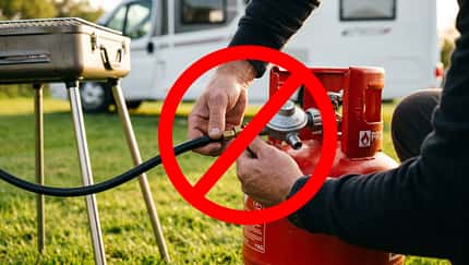 Camping, Gasflasche