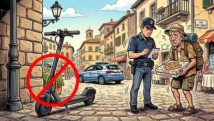 E-Roller konfisziert in Italien