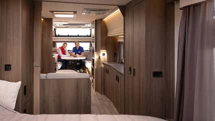 Kabe Innen, Kabe Imperial, Wohnwagen, 10 Meter, Luxus