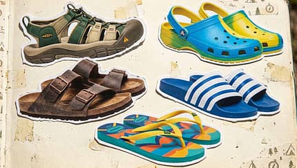 Schuhe, Wandersandalen, Jesuslatschen, Badeschuhe, Flipflops Wandersandalen, Flipflops, Badelatschen
