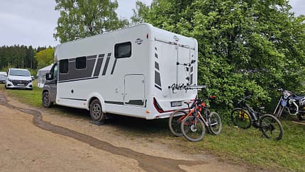 Carado T 447, Reisemobil, Dauertest, Nürburgring, -Bikes, Heckgarage f_Dauertest_Carado_T_447_E-Bikes