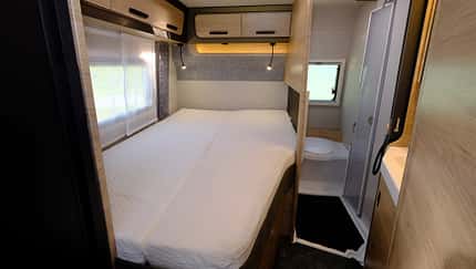 Weinsberg CaraCompact 600 MF Edition Pepper, Wohmobil, Bett