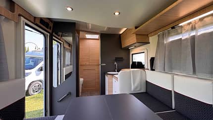 Giottiline Compact CX 64, Wohnmobil, Teilintegriert, Premiere CX 64 Wohnraum, Giottiline Compact CX 64, Wohnmobil, Teilintegriert, Premiere