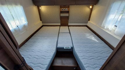 Einzelbetten, Schlafzimmer, Wohnmobil