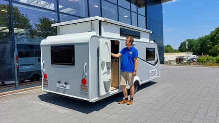 Klappcaravan, Außen Klappcaravan, Außen