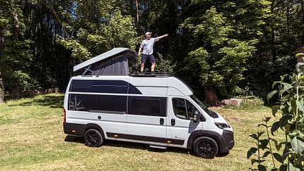 Westfalia-Columbus-Liner, Campingbus, Dach, Dachterrasse, Aufstelldach f_Westfalia-Columbus-Liner_Dachterrasse