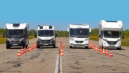 Wohnmobil Fahrdynamik-Test Wohnmobil Fahrdynamik-Test