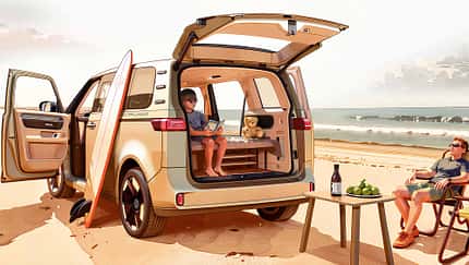 ID Buzz, California Cruise Rendering, Camper, Elektro, Van ID Buzz, California Cruise Rendering, Camper, Elektro, Van