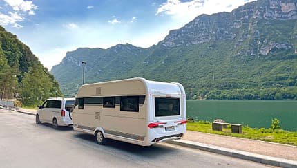 Hobby De Luxe 460, Mercedes-Benz V-Klasse, Bus, Dauertest Wohnwagen, Hobby De Luxe 460, Mercedes-Benz V-Klasse, Bus, Dauertest
