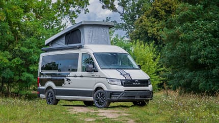 MAN TGE Camperbasis mit Reimo-Aufstelldach
