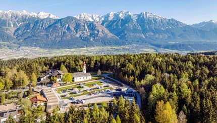 Camping Judenstein, Lufbbild, Berge, Campingplatz