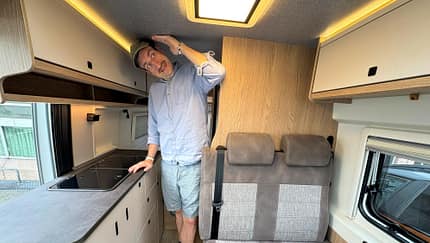 Hobby Ontour Van 600 FT, Dauertest, Wohnmobil, Stehhöhe, Wohnraum