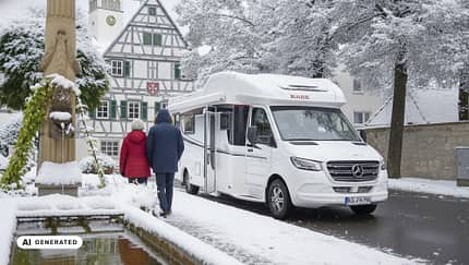 Kabe Royal, Winterlandschaft, Symbolbild Kabe Royal in winterlicher Landschaft