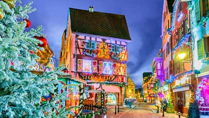 christmastime,christmassy,christmas toys,upper rhine,xmas market,alsacia Colmar, France. Famous Christmas March in Alsace, Haut-Rhin