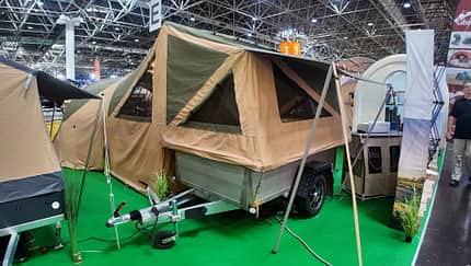 Faltcaravan, Caravan, Cabanon Savana, Außenansicht, Anhänger f_Marktübersicht_Faltcaravans_Cabanon3