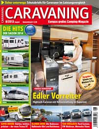Heft Caravaning Ausgabe 08-2013