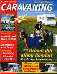 Caravaning Heftcover 2001-09