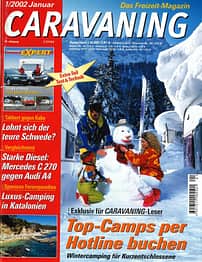 Caravaning Heftcover 2002-01