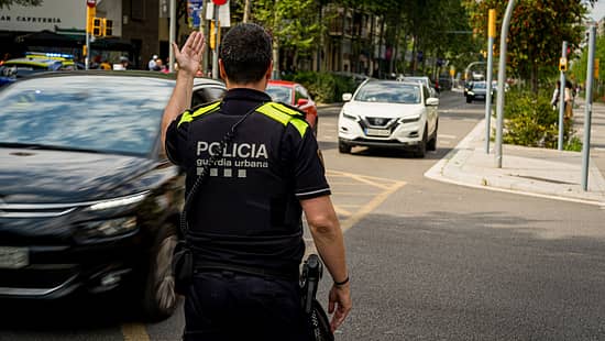 Spanien Polizei Verkehr