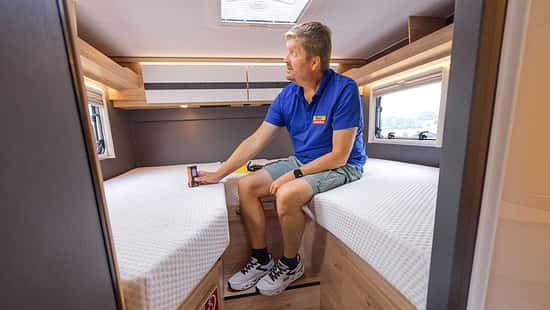 Bett, Dethleffs, Wohnmobil