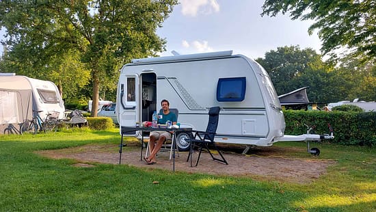 Platz, Fendt Apero, Camping, Wohnwagen