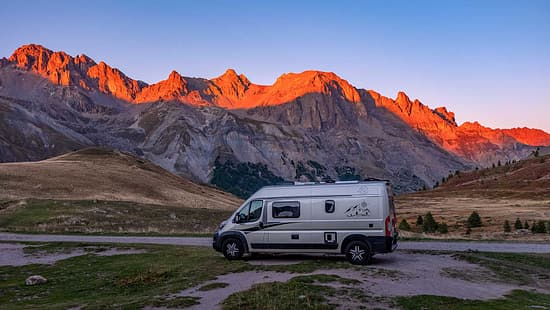 Berge, Camping, Frankreich, Urlaub, Reise