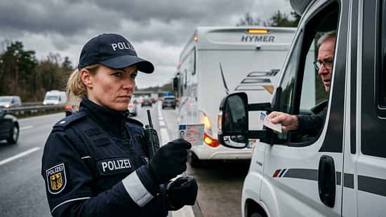 Polizistin, Wohnmobil, Kontrolle