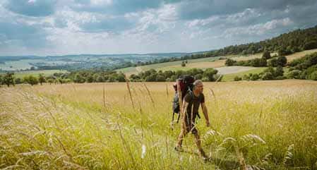 Wandern, Mann, Spessart, Räuberland, Rothenbuch