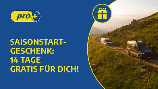 Saisonstart bei pro+ gratis testen
