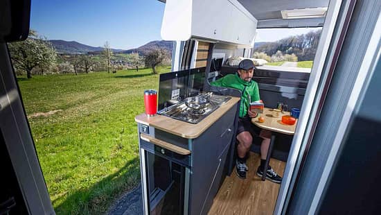 Clever Duo, Van, Reisemobil, Kastenwagen, Sitzgruppe, Küche