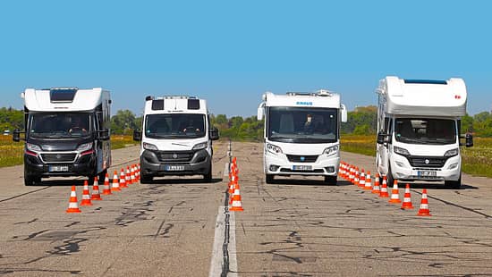 Wohnmobil Fahrdynamik-Test 