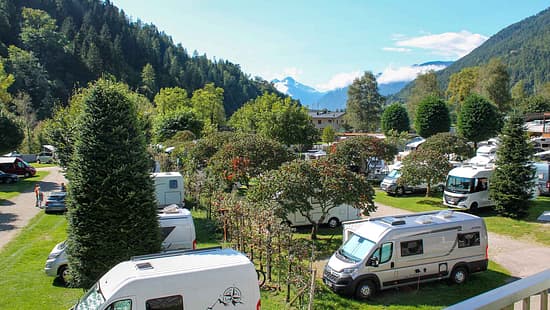 Platz, Südtirol, Italien, Camping Passeier, Alpen