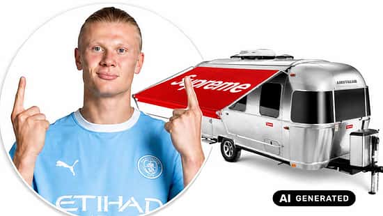 Erling Haaland und Airstream Supreme