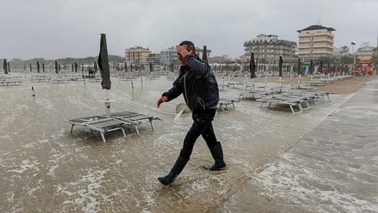 Heavy Storm Hits Italy's Adriatic Coast