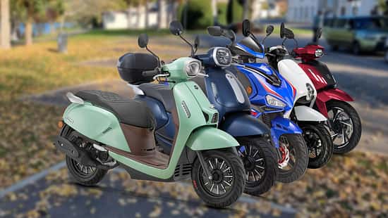 Roller, Freisteller, Parkplatz