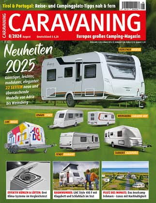 caravaning, heft CARAVANING-Heft 08/24