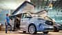 Messe Düsseldorf, Außenfoto, Aufstelldach, neuer Ford Transit Custom