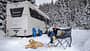 Bernd Mayländer, Camper, Schnee, Hund