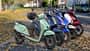 Roller, Freisteller, Parkplatz Roller, Freisteller, Parkplatz