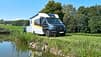 Frankia Now 7.0 L, Front, grau, weiss, gelbe Details, Natur, Teich