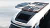 Der Dethleffs C.Core ist die Studie eines Wohnmobils der Zukunft mit Solarblume, die ausgefahren eine Markise ist und sich während der Fahrt in er Reling verstecxkt. Das Wohnmobil ist Autark und der Aufbau elektrisch.