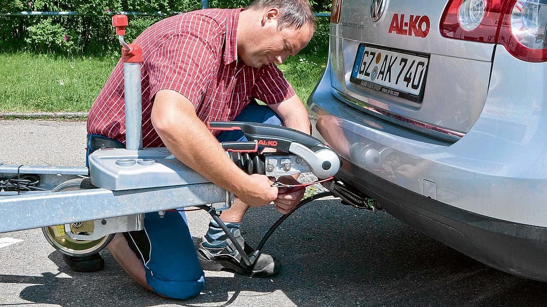 Ankuppelhilfen für Wohnwagen-Gespanne: Gadgets für sicheres Ankuppeln an Pkw Caravan Resort Gützkow zwischen Usedom und Rügen in der Nähe der Ostsee