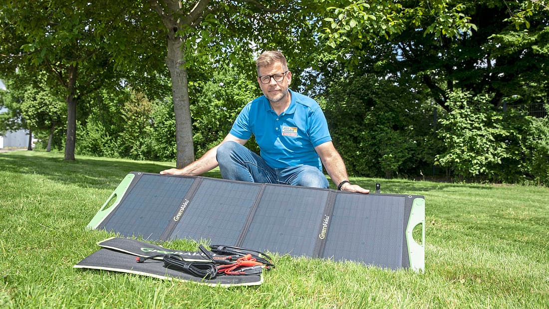 Aufstellen oder Auslegen – was bringt mehr?: Wie Solartaschen mehr Ertrag bringen Caravan Resort Gützkow zwischen Usedom und Rügen in der Nähe der Ostsee
