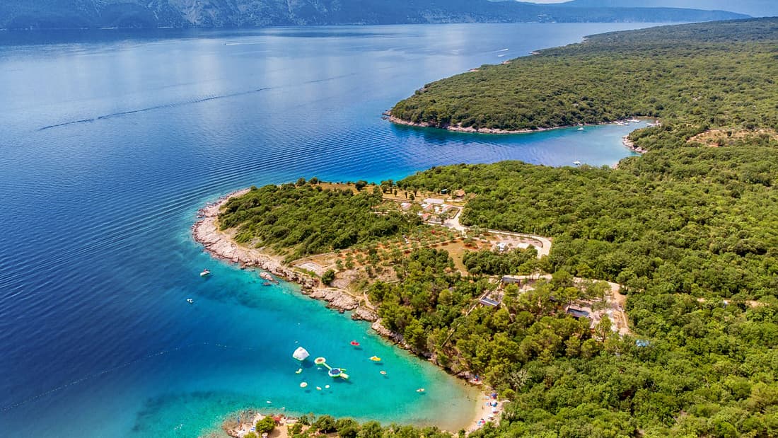 12 Campingpltze auf der Insel Krk